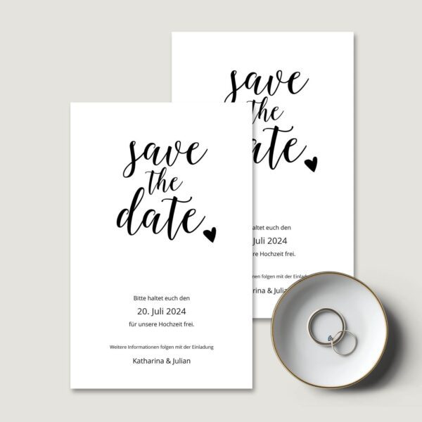 Save the Date Vorlage Hochzeit
