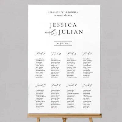 Sitzplan einfach individuell gestalten