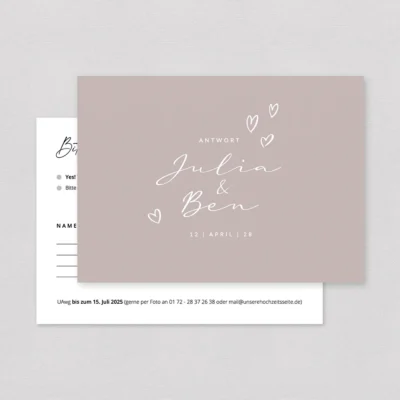 Anwortkarten Scriptlove Farbe