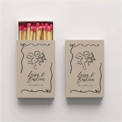 Streichholzschachtel bedrucken Engel