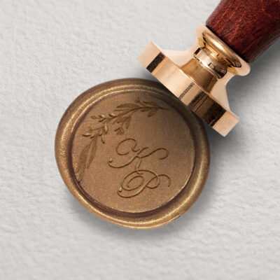 Siegelstempel Ranke modern Initialen