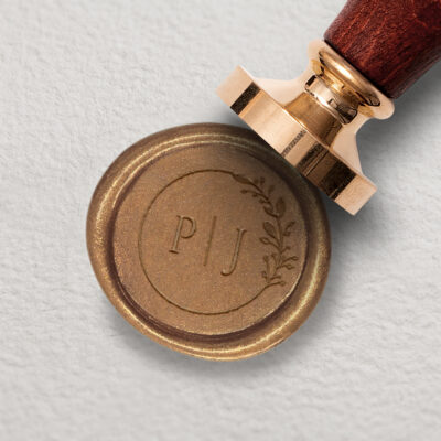 Siegelstempel elegant personalisiert