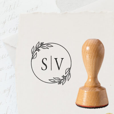 Stempel Hochzeit Eukalyptus elegant