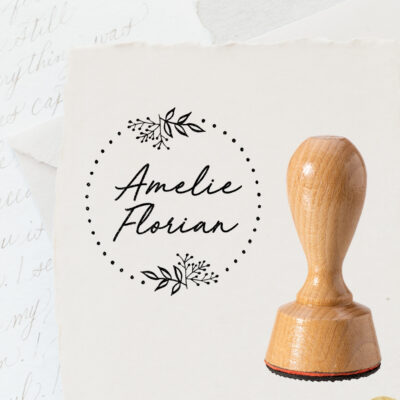 Hochzeitsstempel Namen personalisiert