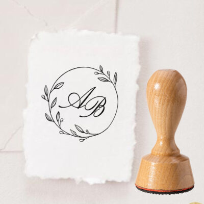 Stempel Hochzeit Handschrift romantisch
