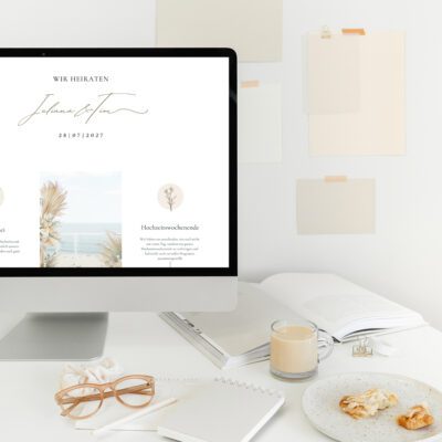 Hochzeitswebseite elegant