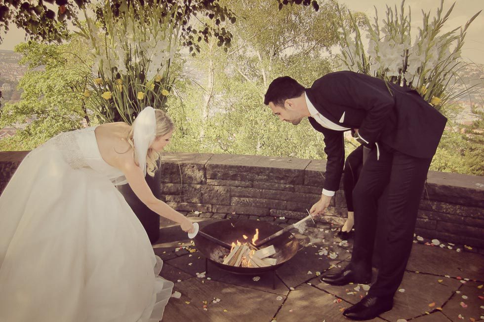Feuerritual Hochzeit