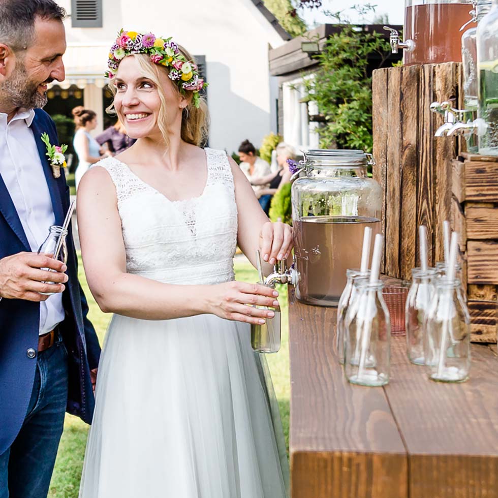 Getränke Strohhalm Hochzeit