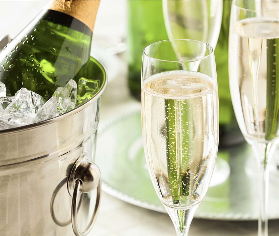 Champagner Geschenk Hochzeitstag