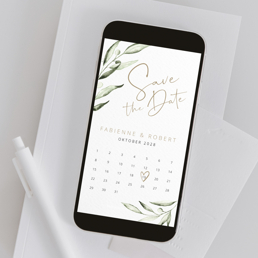 Save the Date Bild Kalender Vorlage Save the Date Bild Kalender Vorlage