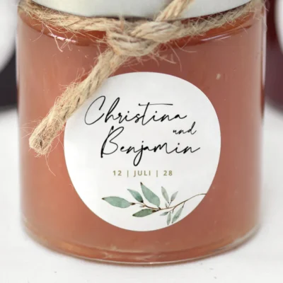 Aufkleber Hochzeit Zweig