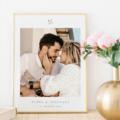 Foto Poster Hochzeit individuell gestalten