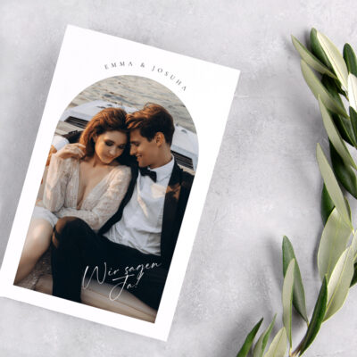 Hochzeitseinladung Boho Elegant