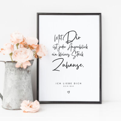 Ich liebe Dich Poster Sprüche