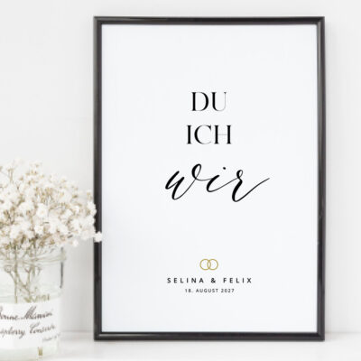 Poster Liebe Du Ich Wir