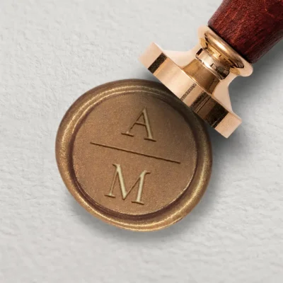 Siegelstempel Initialen modern