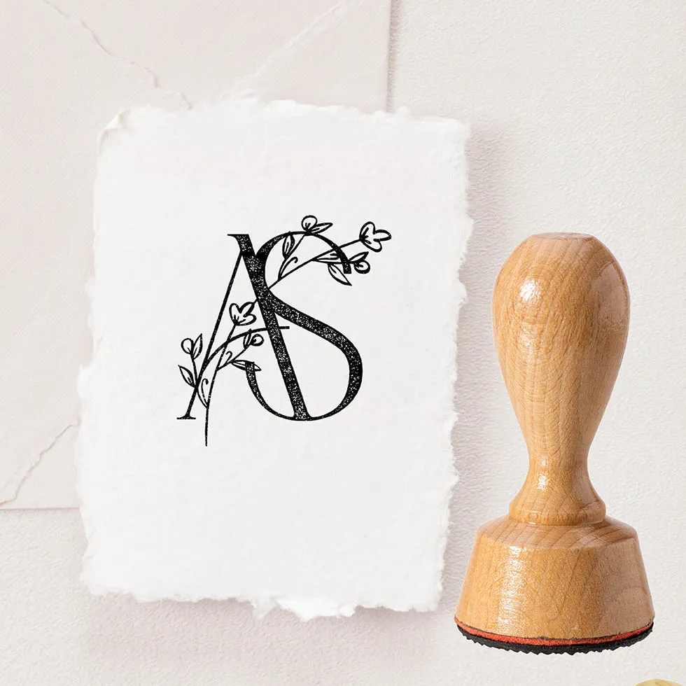 Stempel Hochzeit Logo initial
