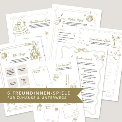 Freundinnen Spiele Girls Day JGA