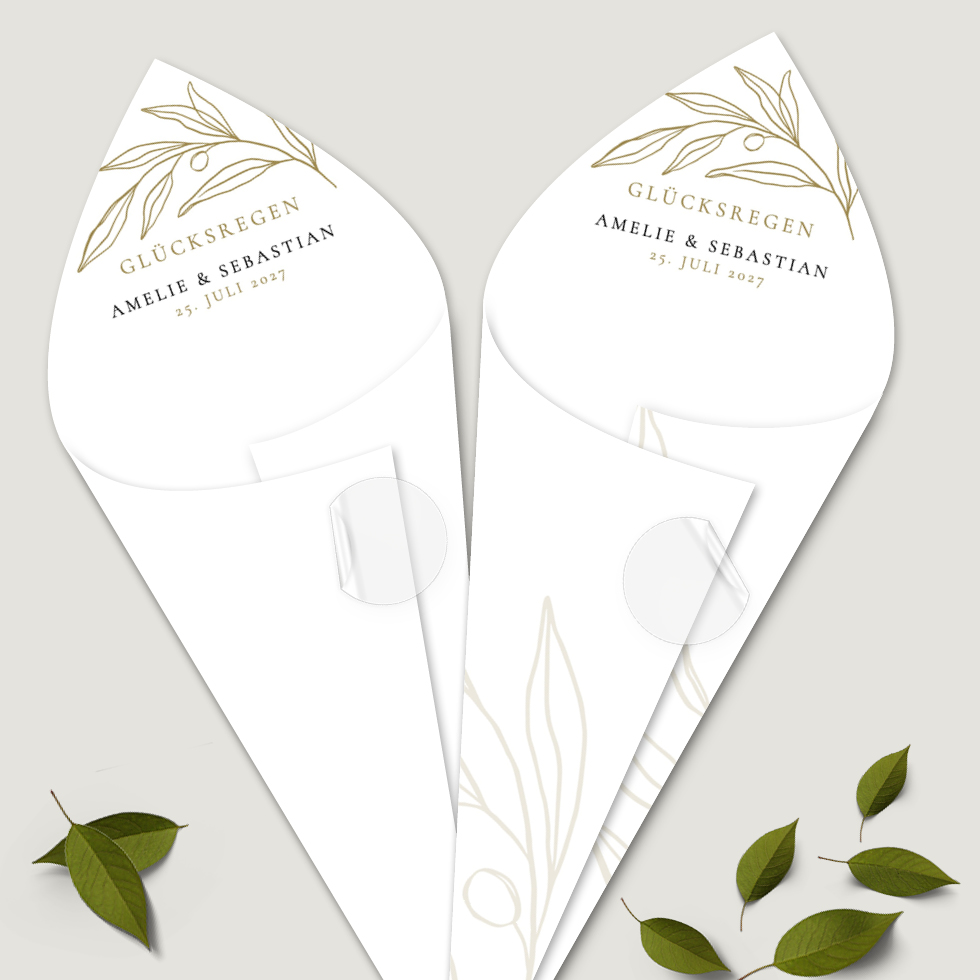 Spitztüten “Branch elegant” Spitztüten Branch elegant