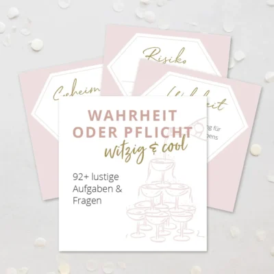 Wahrheit oder Pflicht Aufgabenkarten