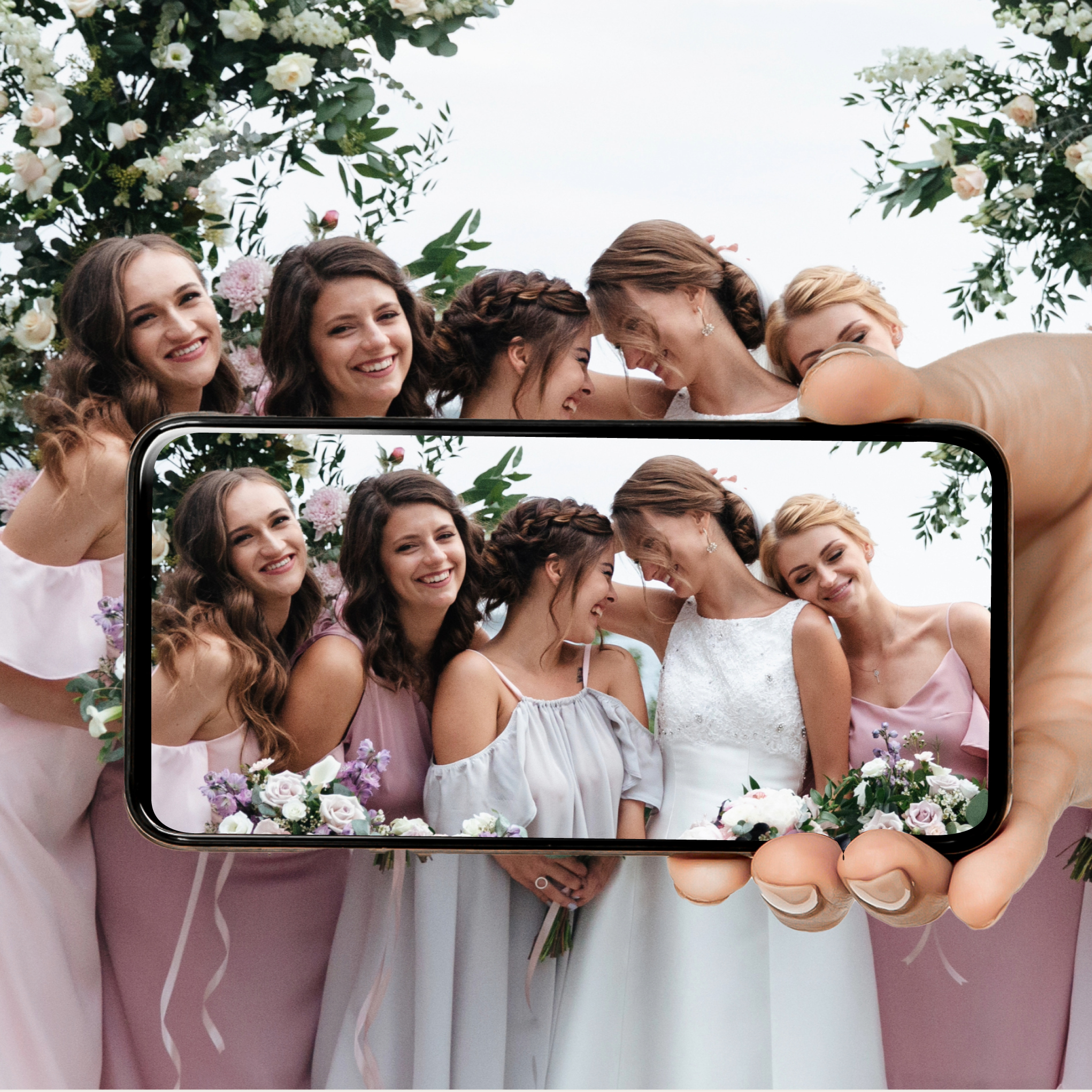 Fotospiel Hochzeit Gäste