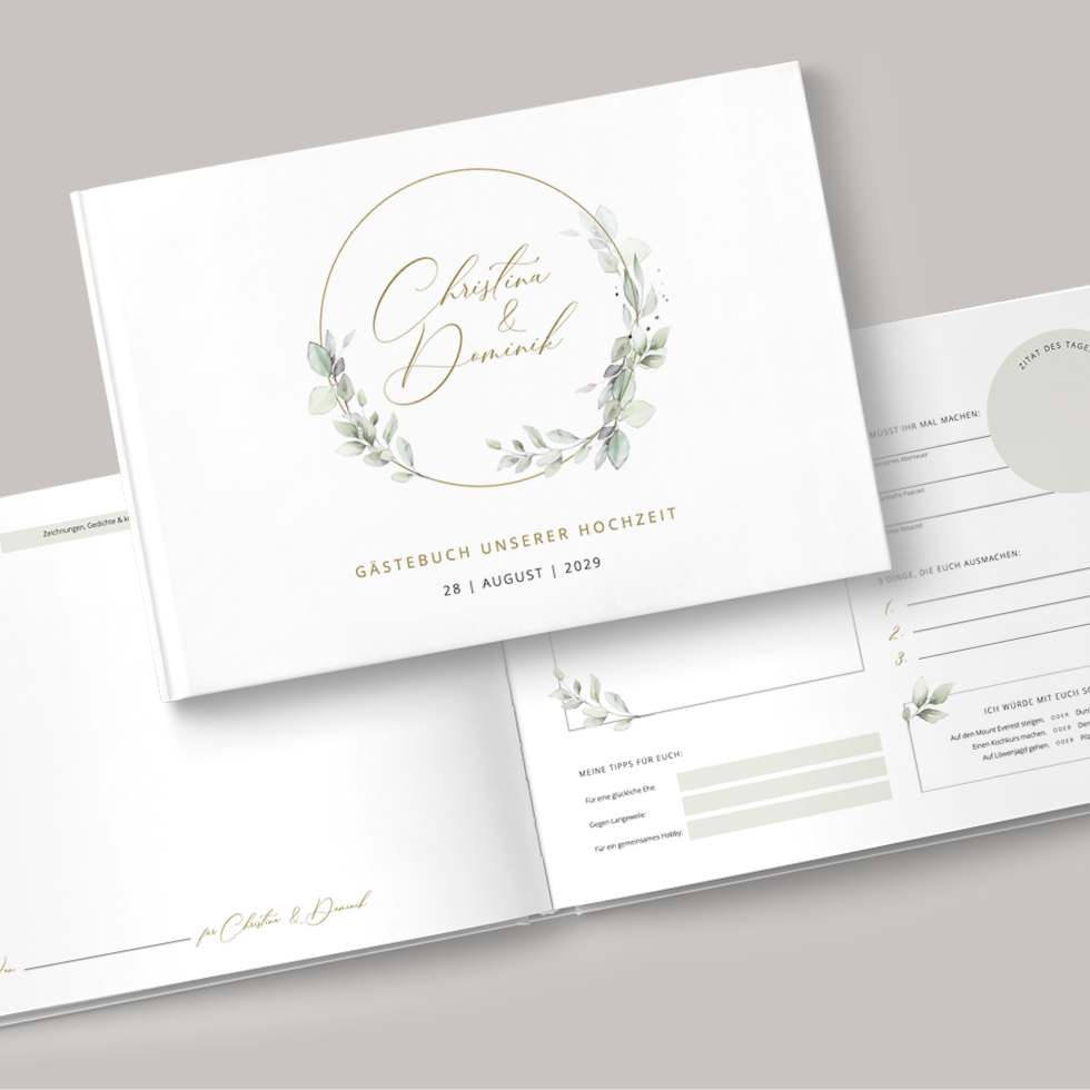 Gästebuch zur Hochzeit Fragen Aufgaben