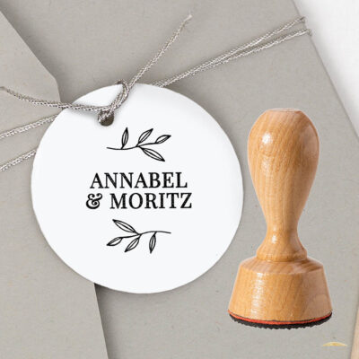 Stempel Hochzeit klassisch Eukalyptuszweig