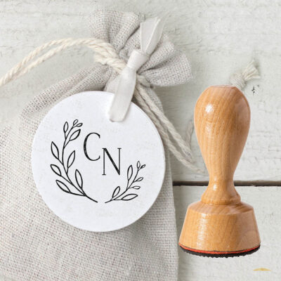 Stempel Hochzeit personalisiert Initialen