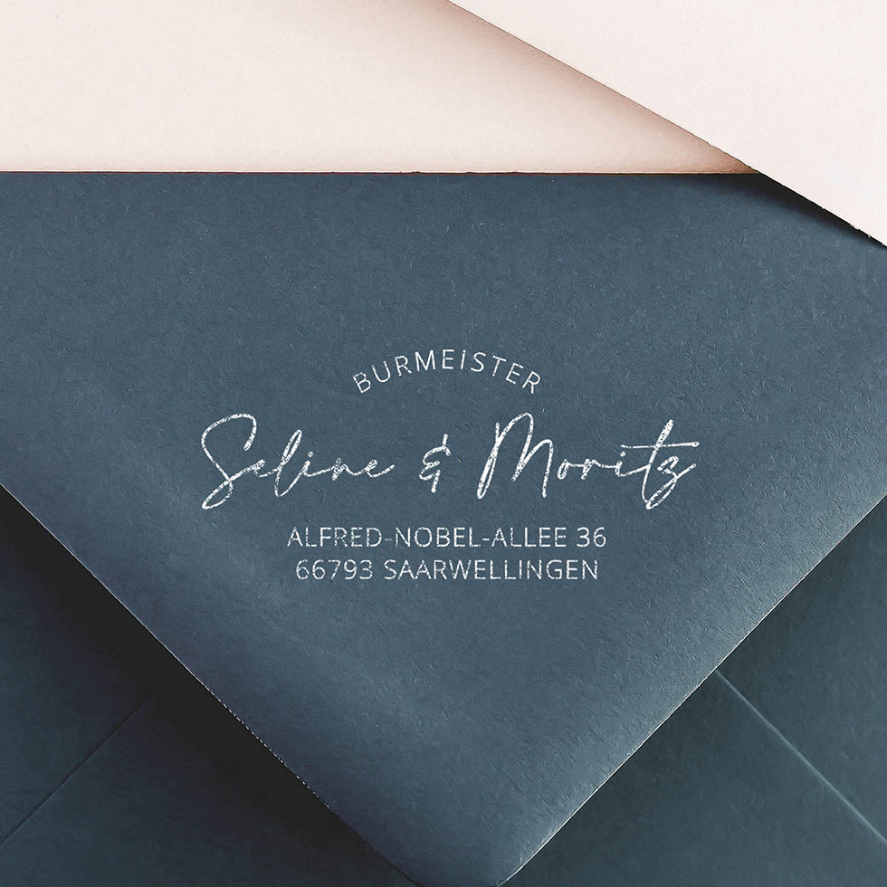Adressstempel selbst individuell gestalten Adressstempel selbst gestalten