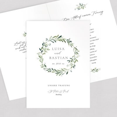 Kirchenheft Umschlag Green Dream