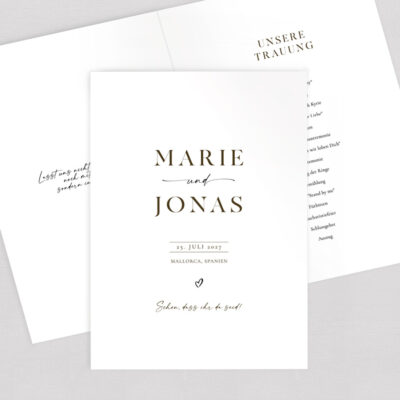 Kirchenheft Umschlag elegant klassisch