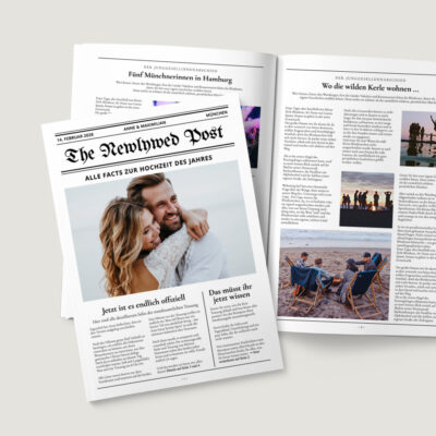 Hochzeitszeitung Tageszeitung Magazin