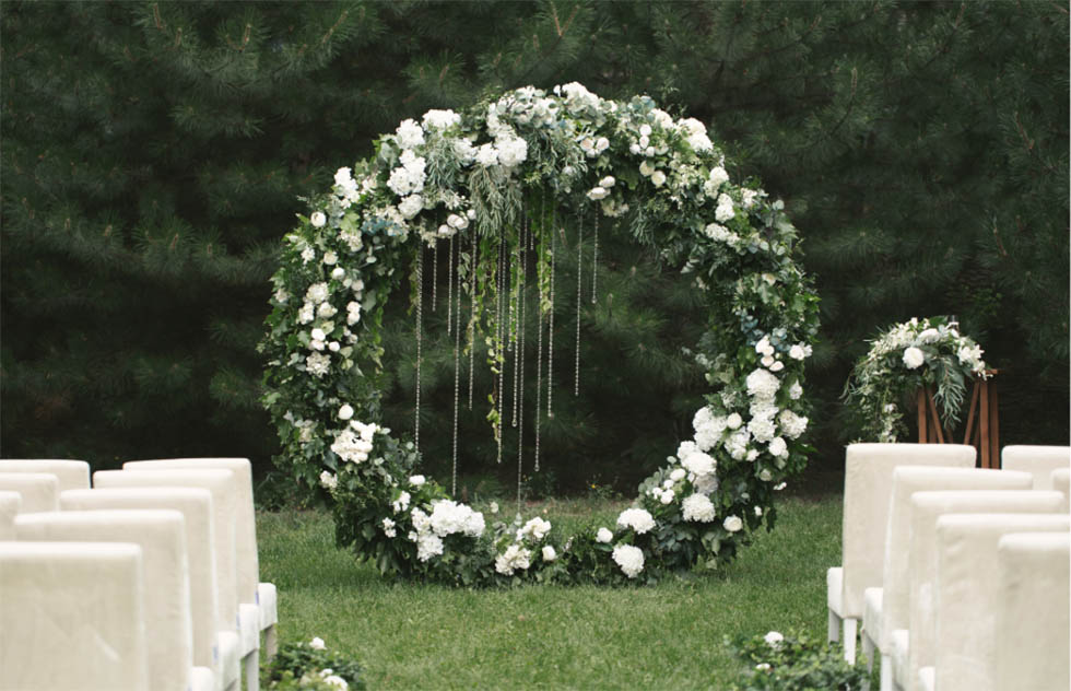 Traubogen Hochzeit elegant