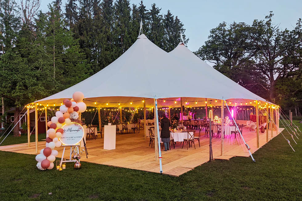 Dreamcathcer Sailcloth Zelt Hochzeit