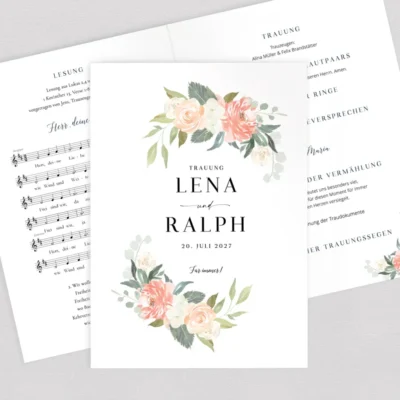 Kirchenheft Blumenmeer komplett selbst gestalten