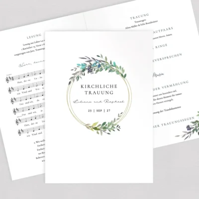 Kirchenheft Bohemian komplett selbst gestalten