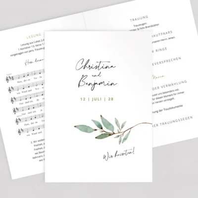 Kirchenheft Branch komplett selbst gestaltzen