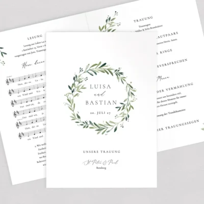 Kirchenheft Green Dream komplett selbst gestalten