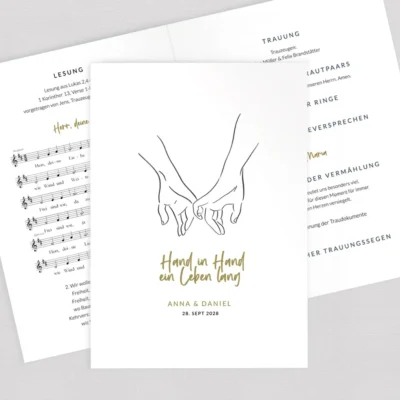 Kirchenheft “Hand in Hand"