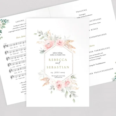 Kirchenheft "Pampas & Leonies" komplett selbst gestalten