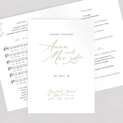 Kirchenheft "Romance" komplett selbst gestalten