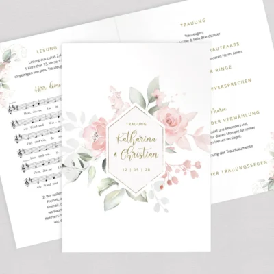 Kirchenheft "True Romance" komplett selbst gestalten