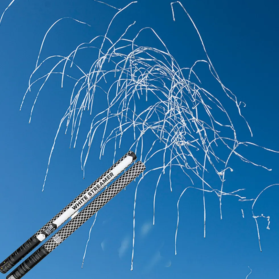 Streamer Konfetti Shooter weiß Streamer Konfetti Shooter weiß