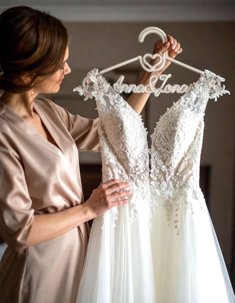 hankoni Kleiderbügel Hochzeit