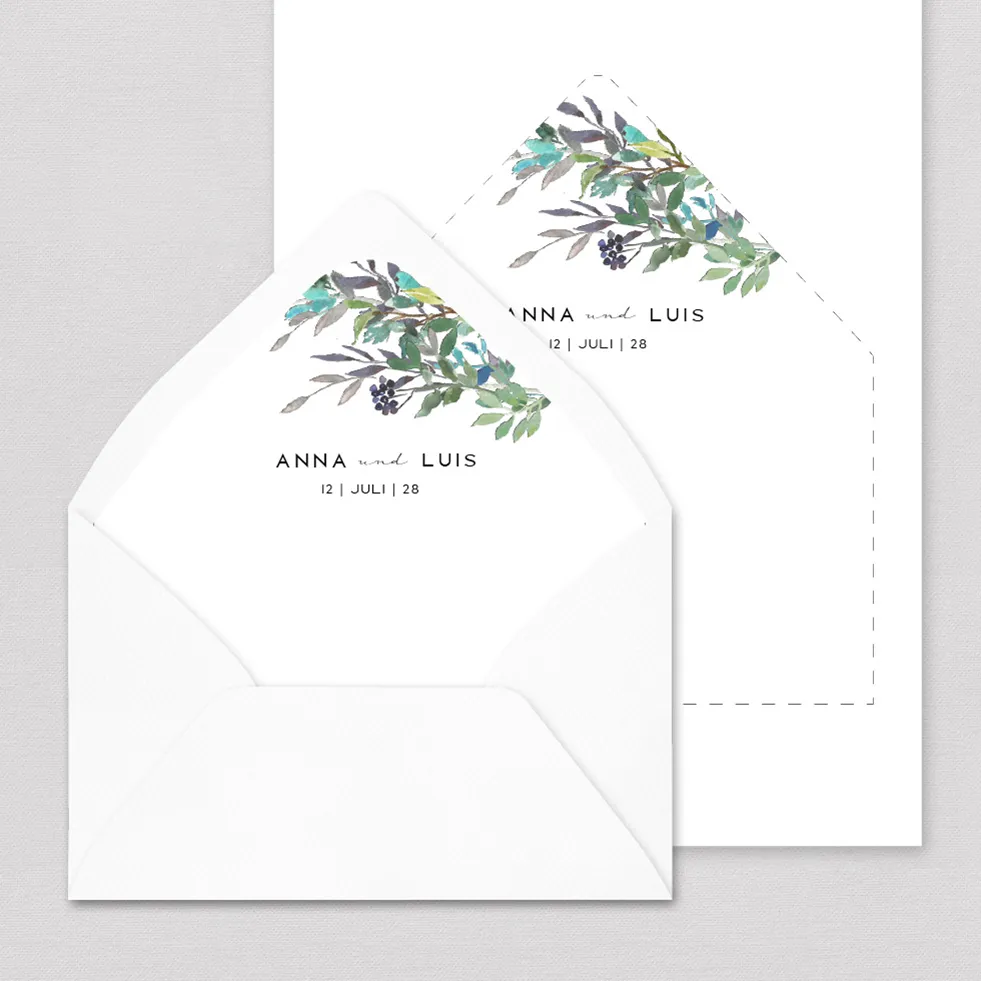 Briefumschlag-Inlay Bohemian Briefumschlag Inlay Bohemian