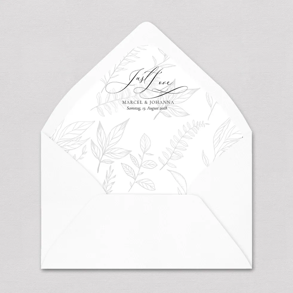 Briefumschlag-Inlay Kalligraphie Briefumschlag Inlay Kalligraphie gestalten