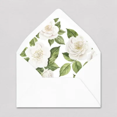 Briefumschlag Inlay Rosen