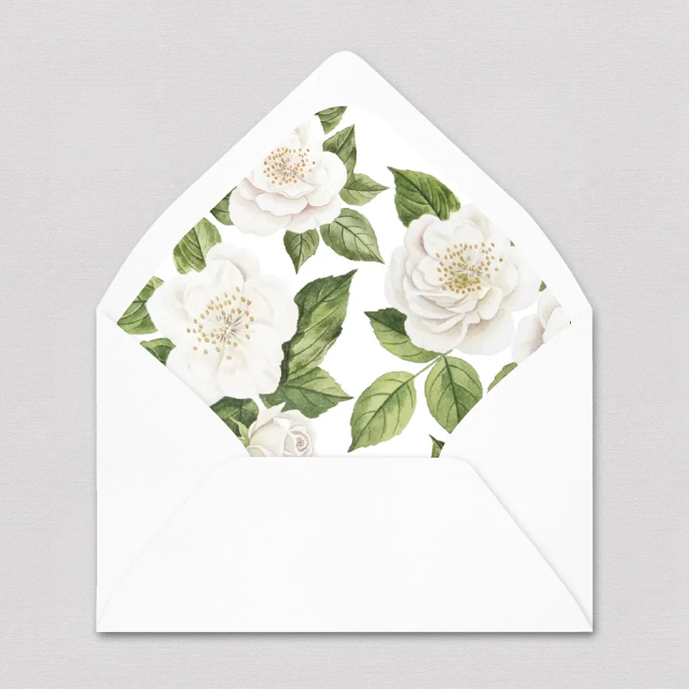 Briefumschlag-Inlay Blumen Briefumschlag Inlay Rosen