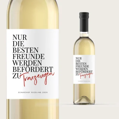 Flaschenetiketten Geschenke Spruch befördert