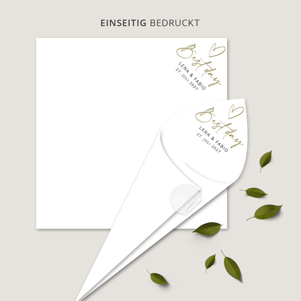 Spitztüten “Boho Lettering” Spitztüten Boho Lettering